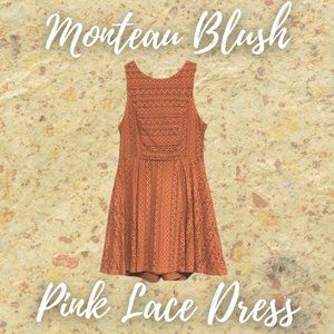 Monteau Lacey Blush Pink Dress